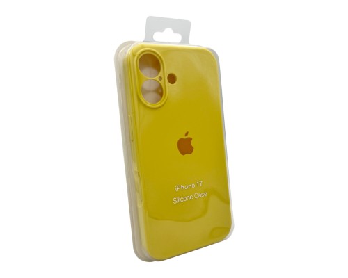 Чохол для смартфона Silicone Full Case AA Camera Protect for Apple iPhone 17 4,Yellow (FullAAi17-4)