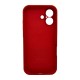 Чохол для смартфона Silicone Full Case AA Camera Protect for Apple iPhone 17 20,China Red (FullAAi17-20)