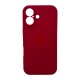 Чохол для смартфона Silicone Full Case AA Camera Protect for Apple iPhone 17 21,Rose Red (FullAAi17-21)