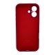 Чохол для смартфона Silicone Full Case AA Camera Protect for Apple iPhone 17 21,Rose Red (FullAAi17-21)