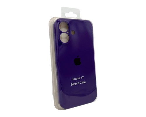 Чохол для смартфона Silicone Full Case AA Camera Protect for Apple iPhone 17 22,Dark Purple (FullAAi17-22)