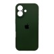 Чохол для смартфона Silicone Full Case AA Camera Protect for Apple iPhone 17 31,Dark Green (FullAAi17-31)