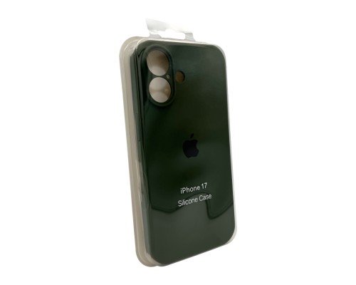 Чохол для смартфона Silicone Full Case AA Camera Protect for Apple iPhone 17 31,Dark Green (FullAAi17-31)