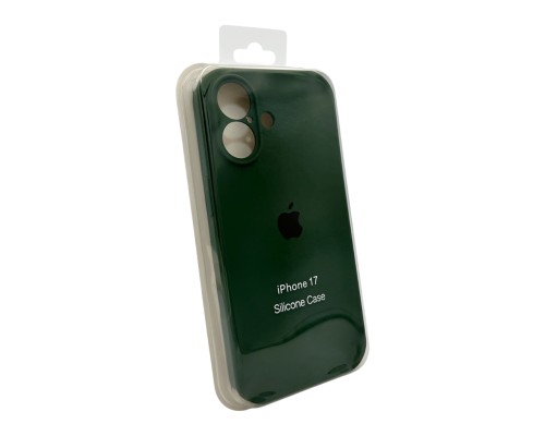 Чохол для смартфона Silicone Full Case AA Camera Protect for Apple iPhone 17 40,Atrovirens (FullAAi17-40)
