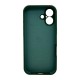 Чохол для смартфона Silicone Full Case AA Camera Protect for Apple iPhone 17 40,Atrovirens (FullAAi17-40)