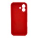 Чохол для смартфона Silicone Full Case AA Camera Protect for Apple iPhone 17 43,Berry Red (FullAAi17-43)