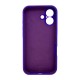 Чохол для смартфона Silicone Full Case AA Camera Protect for Apple iPhone 17 54,Amethist (FullAAi17-54)