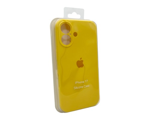 Чохол для смартфона Silicone Full Case AA Camera Protect for Apple iPhone 17 56,Sunny Yellow (FullAAi17-56)