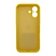 Чохол для смартфона Silicone Full Case AA Camera Protect for Apple iPhone 17 56,Sunny Yellow (FullAAi17-56)