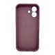 Чохол для смартфона Silicone Full Case AA Camera Protect for Apple iPhone 17 60,Taro Purple (FullAAi17-60)