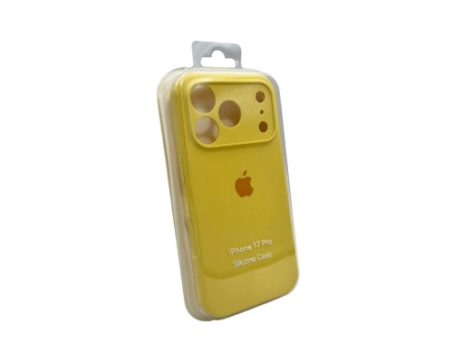 Чохол для смартфона Silicone Full Case AA Camera Protect for Apple iPhone 17 Pro 4,Yellow (FullAAi17P-4)