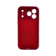 Чохол для смартфона Silicone Full Case AA Camera Protect for Apple iPhone 17 Pro 21,Rose Red (FullAAi17P-21)