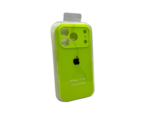 Чохол для смартфона Silicone Full Case AA Camera Protect for Apple iPhone 17 Pro 24,Shiny Green (FullAAi17P-24)