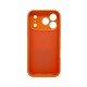 Чохол для смартфона Silicone Full Case AA Camera Protect for Apple iPhone 17 Pro 34,Papaya (FullAAi17P-34)