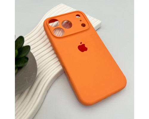 Чохол для смартфона Silicone Full Case AA Camera Protect for Apple iPhone 17 Pro 34,Papaya (FullAAi17P-34)