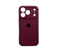 Чохол для смартфона Silicone Full Case AA Camera Protect for Apple iPhone 17 Pro 35,Maroon (FullAAi17P-35)
