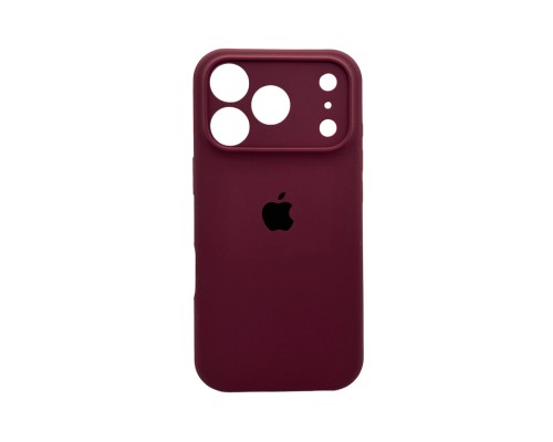 Чохол для смартфона Silicone Full Case AA Camera Protect for Apple iPhone 17 Pro 35,Maroon (FullAAi17P-35)