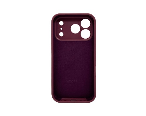 Чохол для смартфона Silicone Full Case AA Camera Protect for Apple iPhone 17 Pro 35,Maroon (FullAAi17P-35)