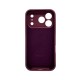 Чохол для смартфона Silicone Full Case AA Camera Protect for Apple iPhone 17 Pro 35,Maroon (FullAAi17P-35)