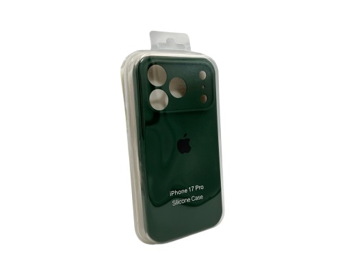 Чохол для смартфона Silicone Full Case AA Camera Protect for Apple iPhone 17 Pro 40,Atrovirens (FullAAi17P-40)