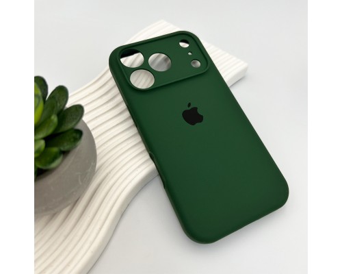 Чохол для смартфона Silicone Full Case AA Camera Protect for Apple iPhone 17 Pro 40,Atrovirens (FullAAi17P-40)