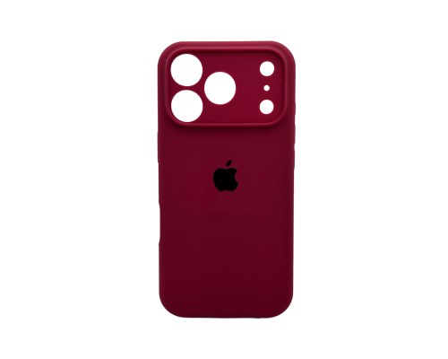 Чохол для смартфона Silicone Full Case AA Camera Protect for Apple iPhone 17 Pro 47,Plum (FullAAi17P-47)