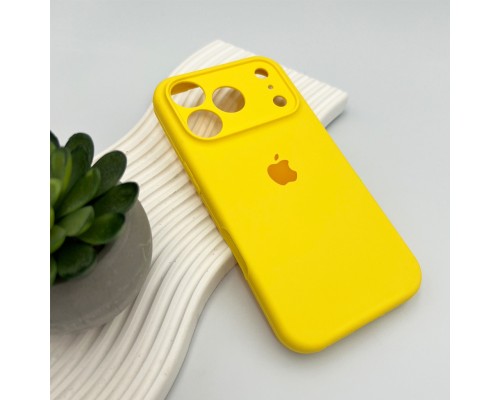 Чохол для смартфона Silicone Full Case AA Camera Protect for Apple iPhone 17 Pro 56,Sunny Yellow (FullAAi17P-56)