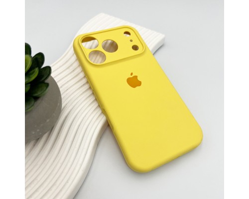 Чохол для смартфона Silicone Full Case AA Camera Protect for Apple iPhone 17 Pro Max 4,Yellow (FullAAi17PM-4)