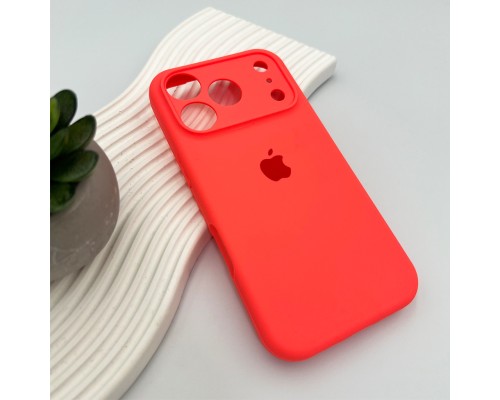 Чохол для смартфона Silicone Full Case AA Camera Protect for Apple iPhone 17 Pro Max 18,Peach (FullAAi17PM-18)