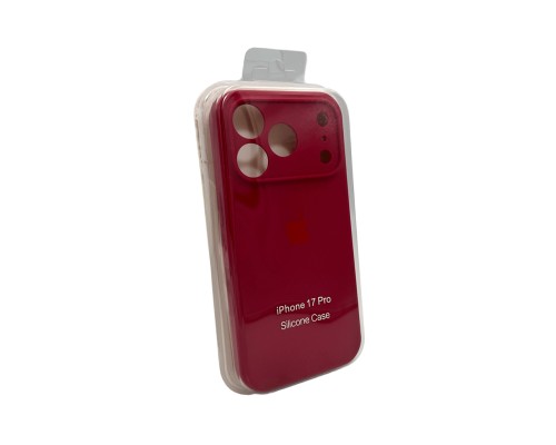 Чохол для смартфона Silicone Full Case AA Camera Protect for Apple iPhone 17 Pro Max 21,Rose Red (FullAAi17PM-21)