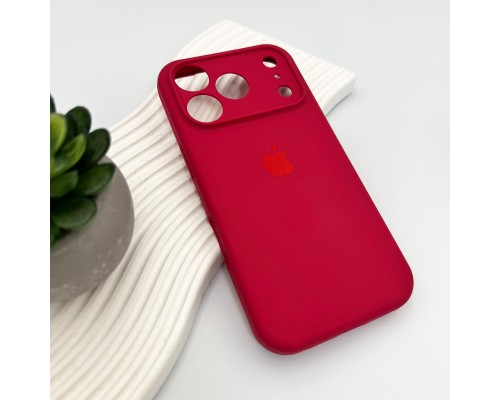 Чохол для смартфона Silicone Full Case AA Camera Protect for Apple iPhone 17 Pro Max 21,Rose Red (FullAAi17PM-21)