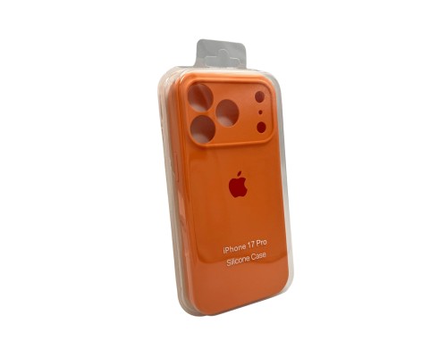Чохол для смартфона Silicone Full Case AA Camera Protect for Apple iPhone 17 Pro Max 34,Papaya (FullAAi17PM-34)