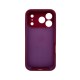 Чохол для смартфона Silicone Full Case AA Camera Protect for Apple iPhone 17 Pro Max 47,Plum (FullAAi17PM-47)