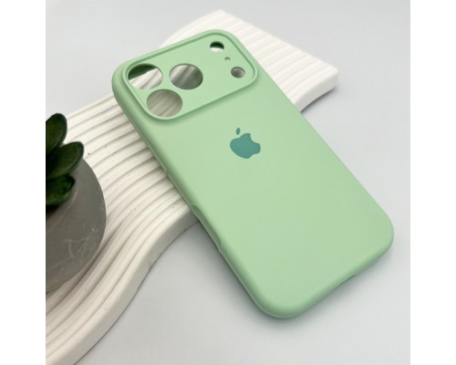 Чохол для смартфона Silicone Full Case AA Camera Protect for Apple iPhone 17 Pro Max 51,Avokado Green (FullAAi17PM-51)