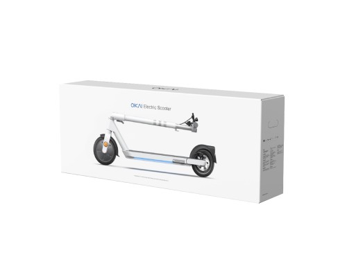 Електросамокат OKAI ES20-NEON White 9", 300(600)W, 9.8Ah, 40km, 25km\h, 20%, NFC, App, 16kg (ES20-W)