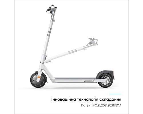 Електросамокат OKAI ES20-NEON White 9", 300(600)W, 9.8Ah, 40km, 25km\h, 20%, NFC, App, 16kg (ES20-W)