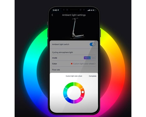 Електросамокат OKAI ES20-NEON White 9", 300(600)W, 9.8Ah, 40km, 25km\h, 20%, NFC, App, 16kg (ES20-W)