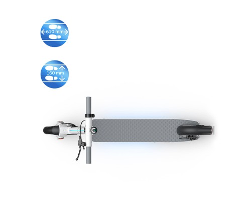 Електросамокат OKAI ES20-NEON White 9", 300(600)W, 9.8Ah, 40km, 25km\h, 20%, NFC, App, 16kg (ES20-W)