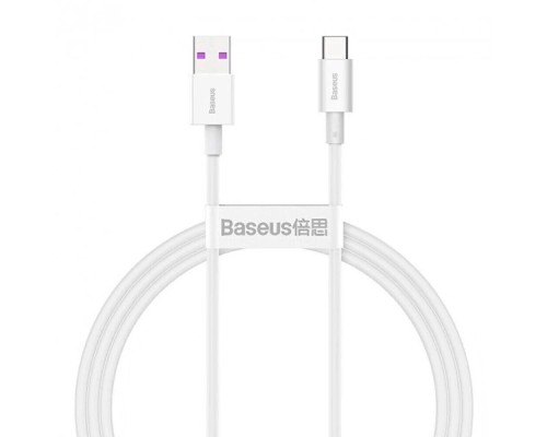 Кабель Baseus Superior Series Fast Charging Data Cable USB to Type-C 66W 2m White (CATYS-A02)