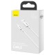Кабель Baseus Superior Series Fast Charging Data Cable USB to Type-C 66W 2m White (CATYS-A02)