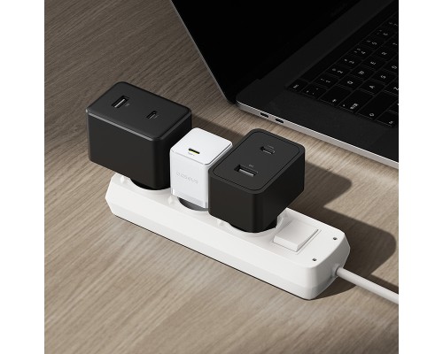 Мережевий зарядний пристрій Baseus Palm Fast Charger 1C 30W EU Moon White (P10111605213-00)