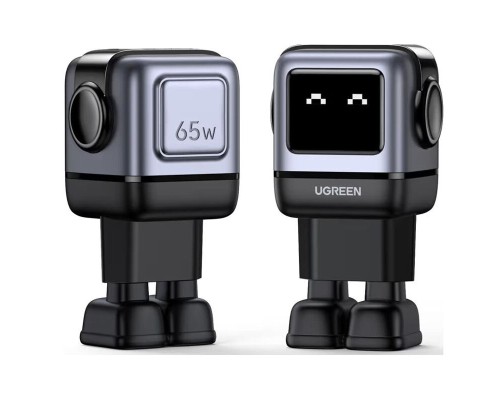 Мережевий зарядний пристрій UGREEN Uno RG 65W 3-Port GaN Fast Charger EU (UGR-25685B)
