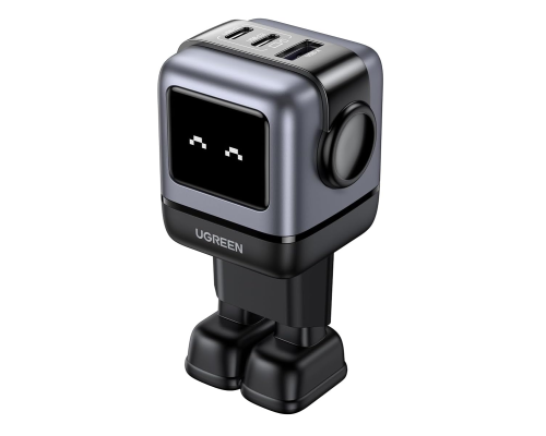 Мережевий зарядний пристрій UGREEN Uno RG 65W 3-Port GaN Fast Charger EU (UGR-25685B)