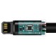 Кабель Baseus Tungsten Gold Fast Charging Data Cable USB to iP 2.4A 1m Black (CALWJ-01)