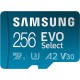 Карта пам'яті microSDXC (UHS-І U3) Samsung EVO Select 256Gb class 10 A2 V30 (R130MB/s, W30MB/s) (adapter SD) (MB-ME256KA/EU)