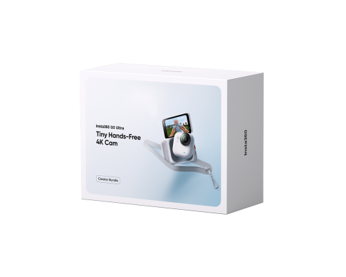 Екшн-камера Insta360 GO Ultra Creator Bundle (Arctic White) (6977644765234)