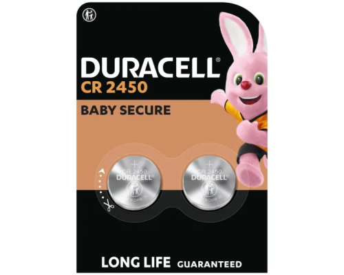 Батарейка Duracell CR2450 3V літієва (2шт) (5000394152137)