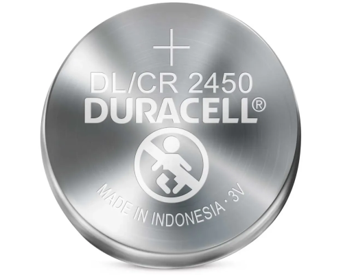 Батарейка Duracell CR2450 3V літієва (2шт) (5000394152137)