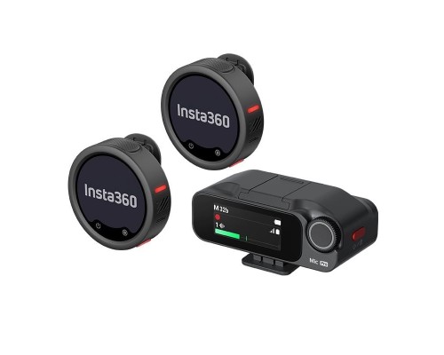 Мікрофонна радіосистема Insta360 Mic Pro (2TX+1RX) (6942590200771)