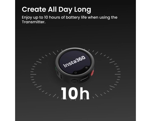 Мікрофонна радіосистема Insta360 Mic Pro (2TX+1RX) (6942590200771)